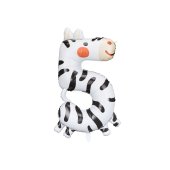 Foil balloon Number 5 - Zebra, 68x98 cm, mix