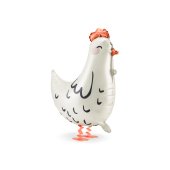 Foil balloon Hen, 48x60 cm, mix
