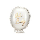 Foil balloon Oh baby, 53x69 cm, mix