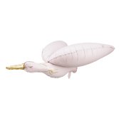 Foil balloon Stork, 103x60 cm, light pink