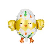 Foil balloon Chick, 78.5x64.5cm, mix