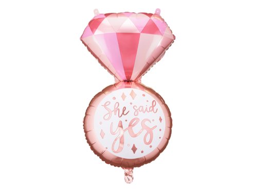 Foil balloon Ring, x cm, mix