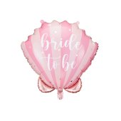 Foil balloon Seashell Bride to be, x cm, mix