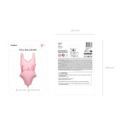 Foil Balloon Swimsuit, 46x76 cm, mix
