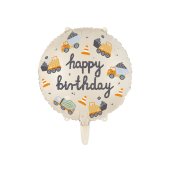 Foil balloon Construction vehicles, 45 cm, mix