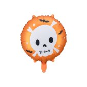 Foil balloon Skull, 45 cm, mix