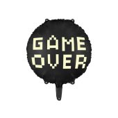 Foil balloon Gamer over, 45 cm, black