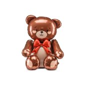 Standing foil balloon Teddy Bear, 59x88cm, mix