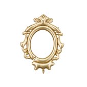 Foil Balloon Frame, 78x95 cm, gold