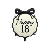 Foil Balloon Pill Happy ''18'', 47.5x45 cm, mix