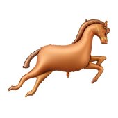 Foil Balloon Horse, 125x100cm, mix