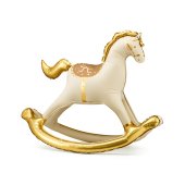 Foil Balloon Rocking Horse, 118x104 cm, mix