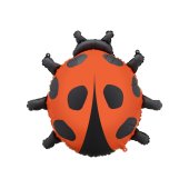 Ladybug Foil Balloon, 85x83 cm, mix