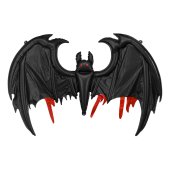 Foil Balloon Bat, 120x81 cm, black