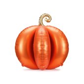 Standing Foil Balloon 3D Pumpkin, 90x90 cm, orange