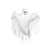 Foil Balloon Ghost with Tassels, 93x86 cm, mix