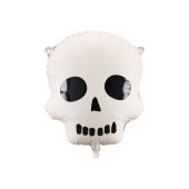 Foil Balloon Skull, 36x41 cm, mix