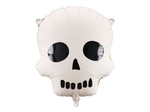 Foil Balloon Skull, 36x41 cm, mix
