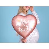 Foil balloon Mom to Be, 35cm, pink