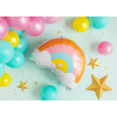 Foil balloon Rainbow, 55x40cm, mix