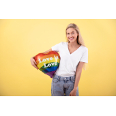 Folijas balons Love is Love, 35cm, mix