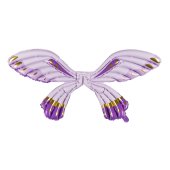 Foil Balloon Butterfly Wings, Matte Purple, 102 x 50 cm