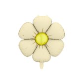 Foil balloons for Daisy garlands, diameter 65 cm, cream (1 pkt / 4 pc.)