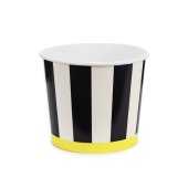 Snack Buckets Stripes, 14 cm, mix (1 pkt / 2 pc.)