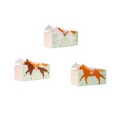 Snack boxes Horses, mix (1 pkt / 3 pc.)
