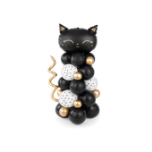 Balloon bouquet Cat, black,  83x140cm