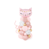 Balloon bouquet Cat, pink, 83x140cm