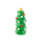 Balloon bouquet - Christmas tree, mix, 65x161 cm