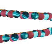 Metallic Garland Circles, color mix, 2.2 m