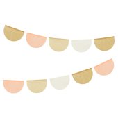 Tissue paper garland, mix, 3m