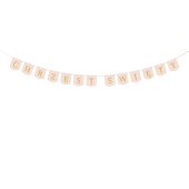 Banner ''Chrzest Święty'', 2 m, light pink