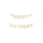 Banner Happy Birthday mix, 220x14.5 cm