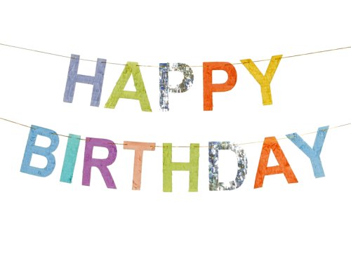 Happy Birthday Banner, 2.2m, mix