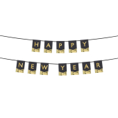 Banner Happy New Year, 135x16,5 cm