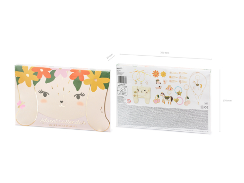 Advent Calendar with filling - Rabbit Organizer, mix