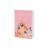 Card with keychain, 12x16 cm