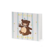 Birthday Card Bear, mix, 14x14 cm