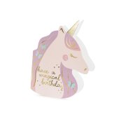 Birthday Card Unicorn, mix, 15x18.5cm