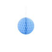 Honeycomb Ball, light blue, 10cm