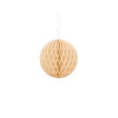 Honeycomb Ball, light cream, 10cm