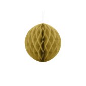 Honeycomb Ball, gold, 20cm