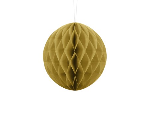 Honeycomb Ball, gold, 20cm
