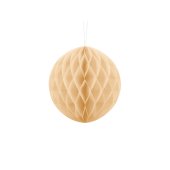 Honeycomb Ball, light cream, 20cm