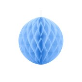 Honeycomb Ball, light blue, 30cm