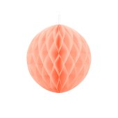 Honeycomb Ball, light peach, 30cm