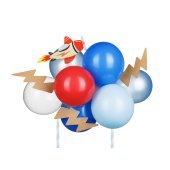 Balloon cake topper Plane, mix, 29 cm